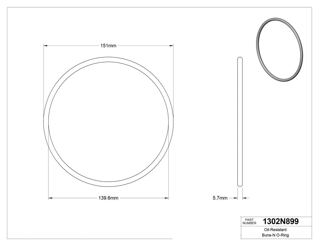 Technical drawing - 1302N899